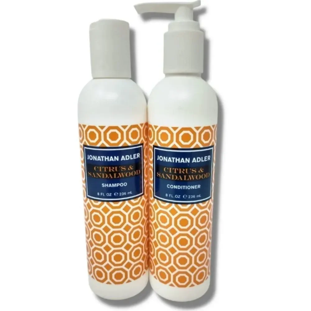 2 Jonathon Adler Citrus and Sandalwood Set Hair Shampoo and Conditioner Sets - Picture 6 of 7